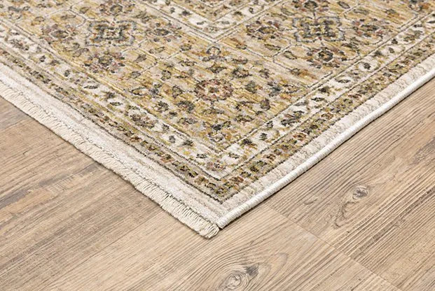 Maharaja 1J Ivory/Gold Rug - Rug & Home