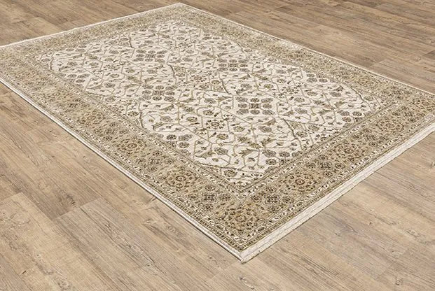 Maharaja 1J Ivory/Gold Rug - Rug & Home