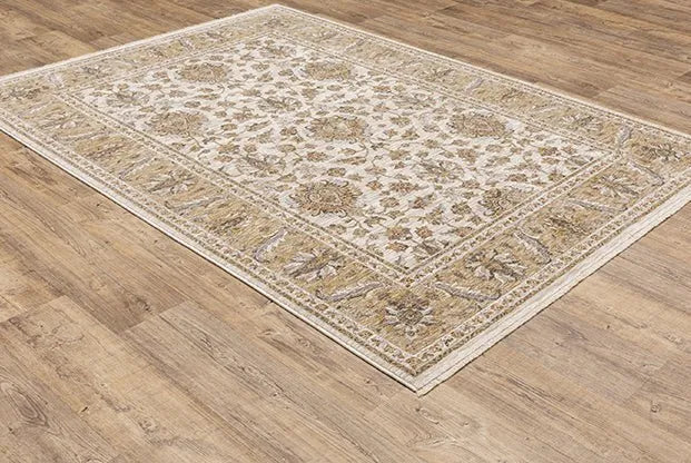 Maharaja 5091W Ivory/Gold Rug - Rug & Home