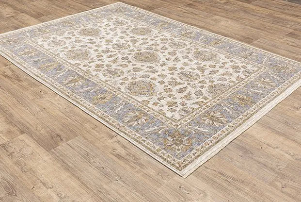 Maharaja 5091Z Ivory/Blue Rug - Rug & Home