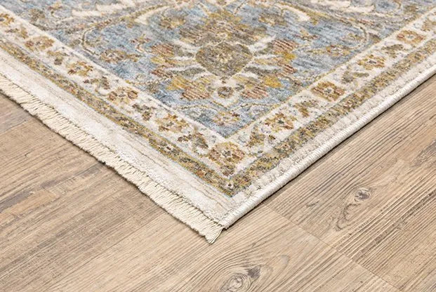 Maharaja 5091Z Ivory/Blue Rug - Rug & Home