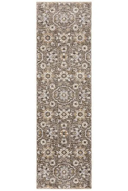 Maharaja 532D Grey/Gold Rug - Rug & Home