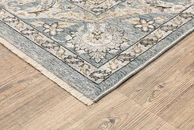 Maharaja 70E Blue/Ivory Rug - Rug & Home