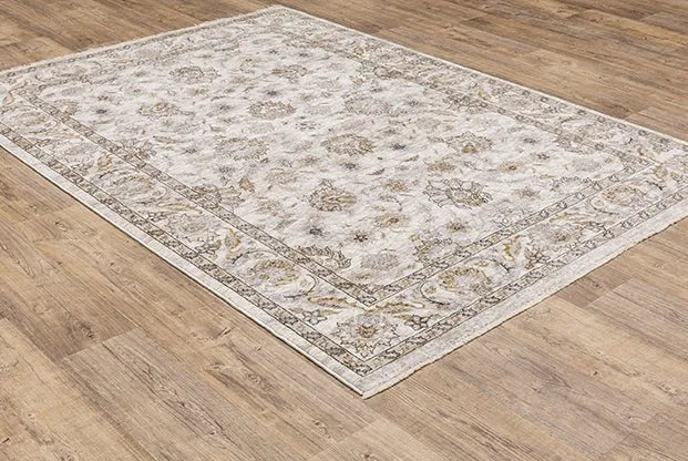 Maharaja 70W Ivory/Grey Rug - Rug & Home