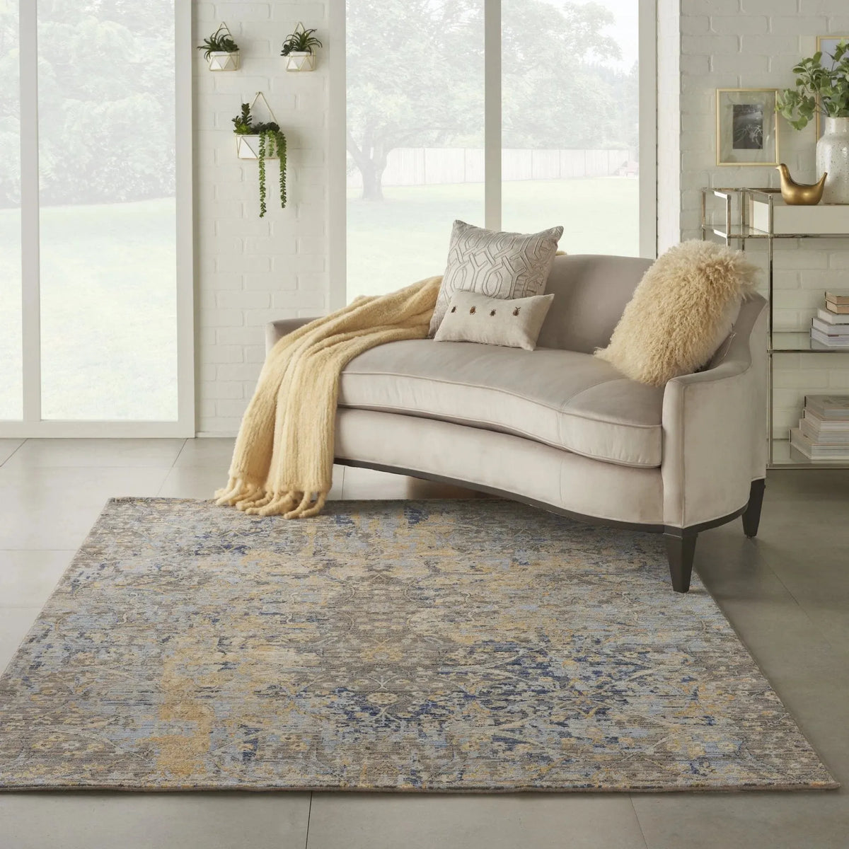 Majestic MST01 Beige/Blue Rug