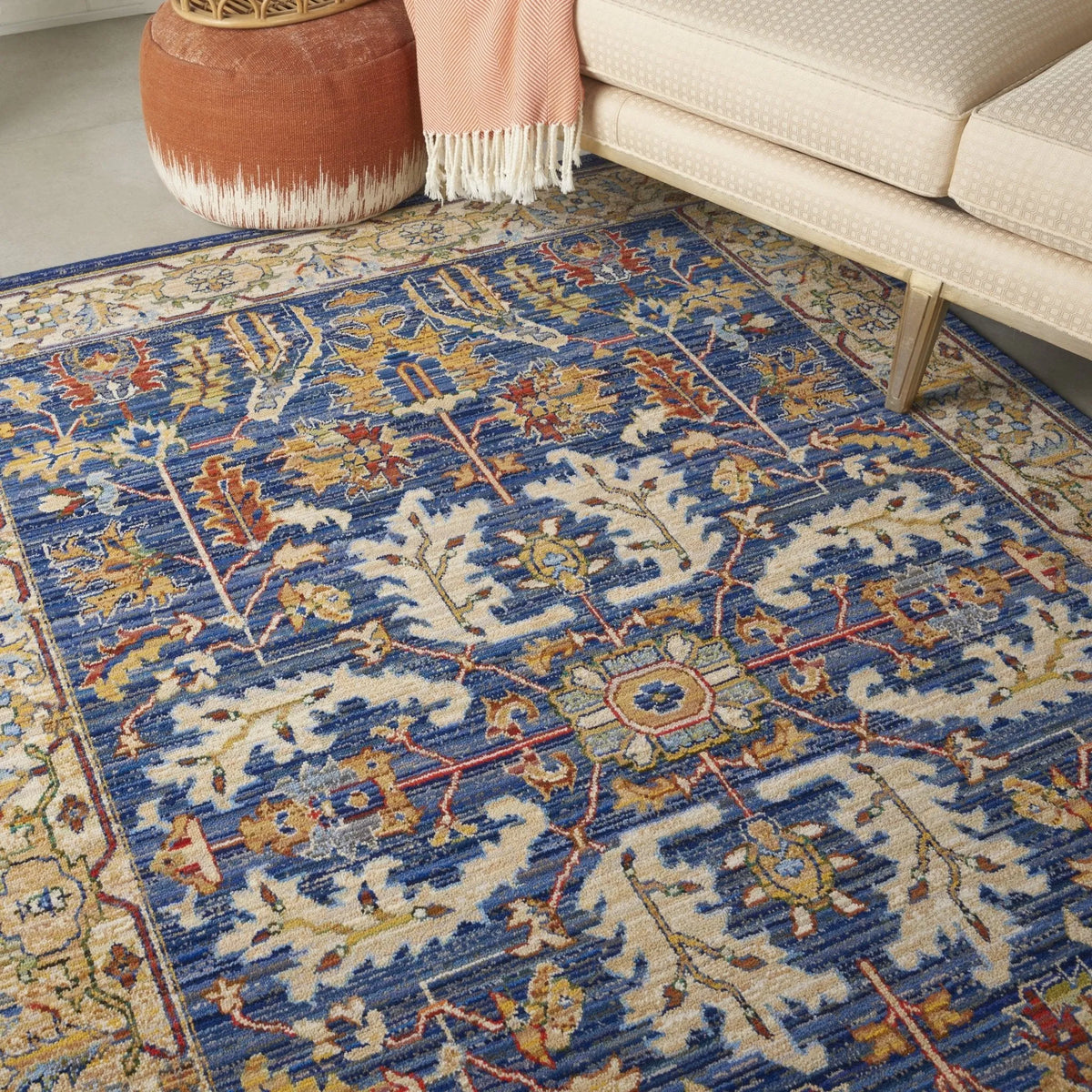 Majestic MST02 Denim Blue Rug - Rug & Home