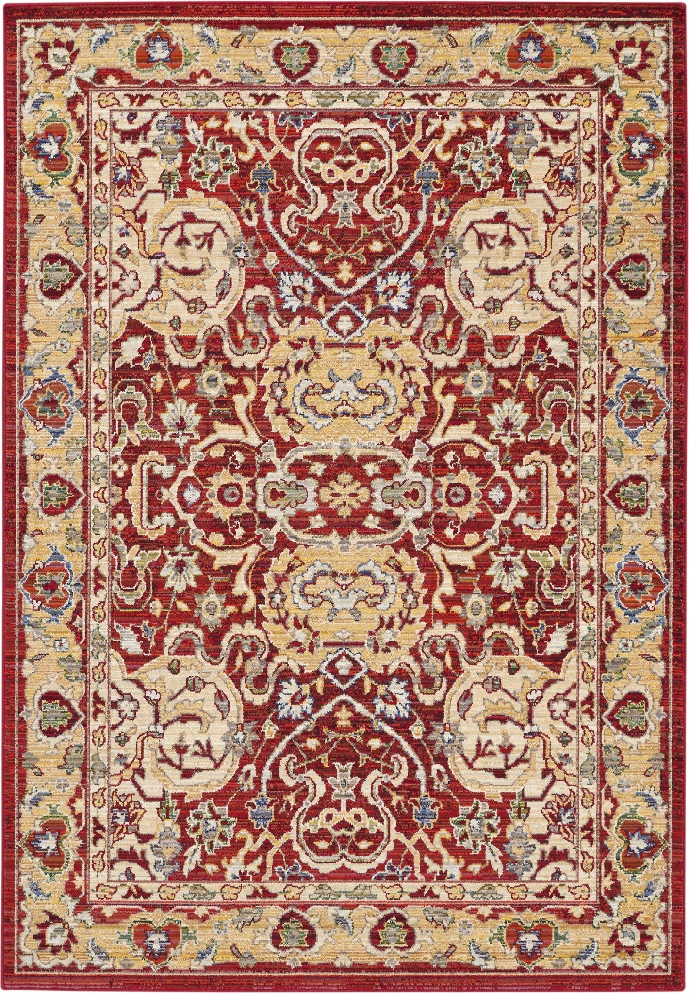 Majestic MST04 Red Rug - Rug & Home