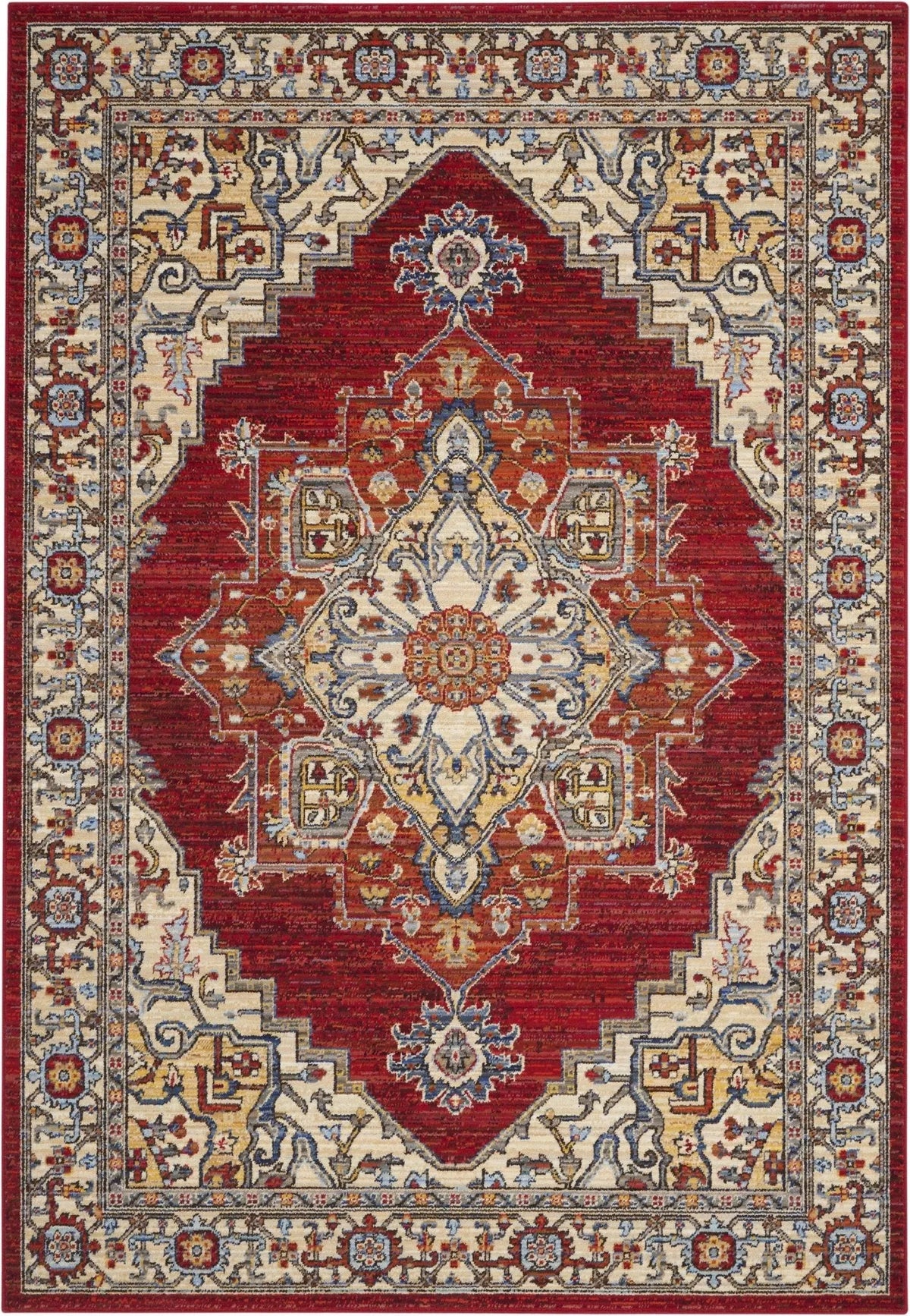 Majestic MST05 Red Rug - Rug & Home