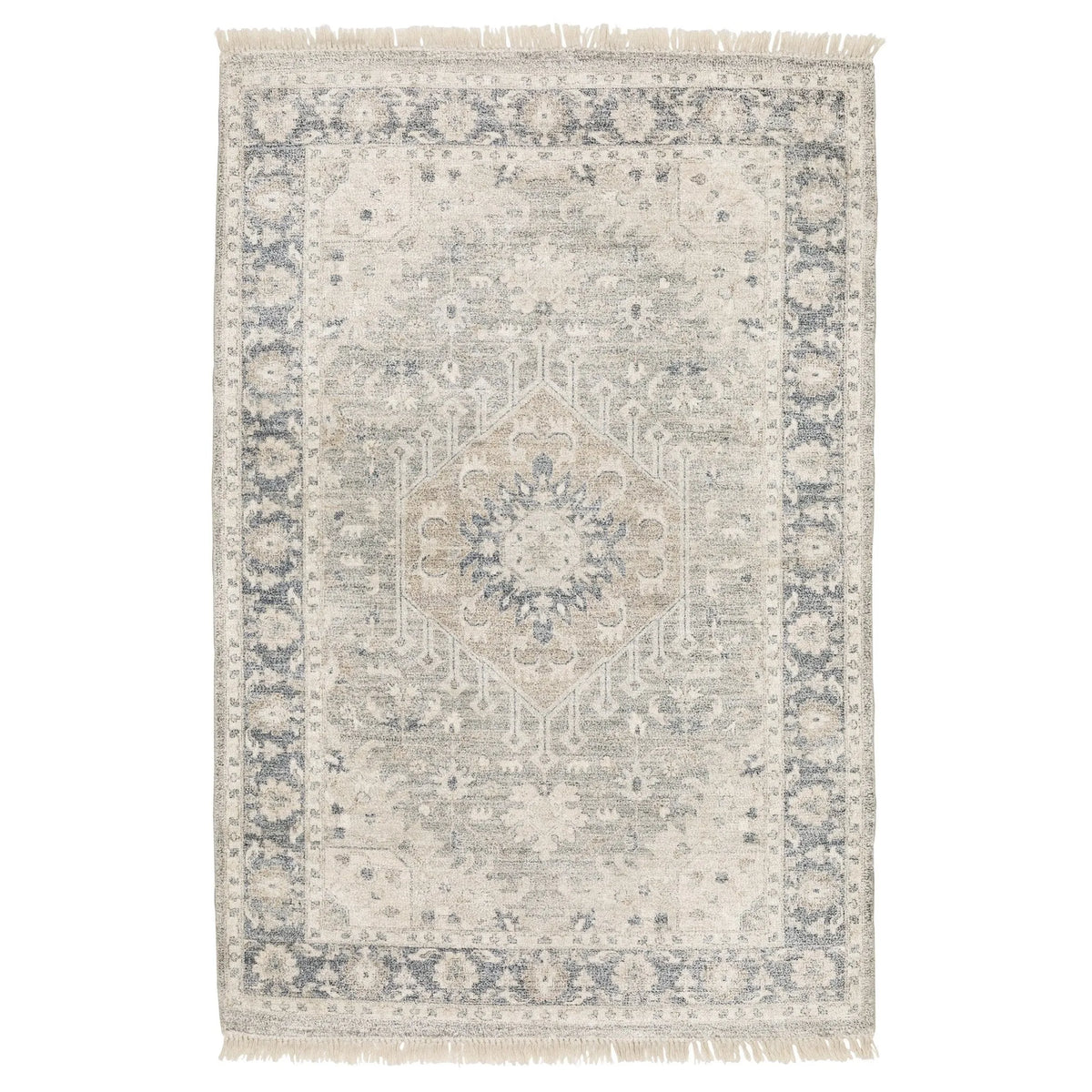 Malabar 45302 Beige/Grey Rug - Rug & Home