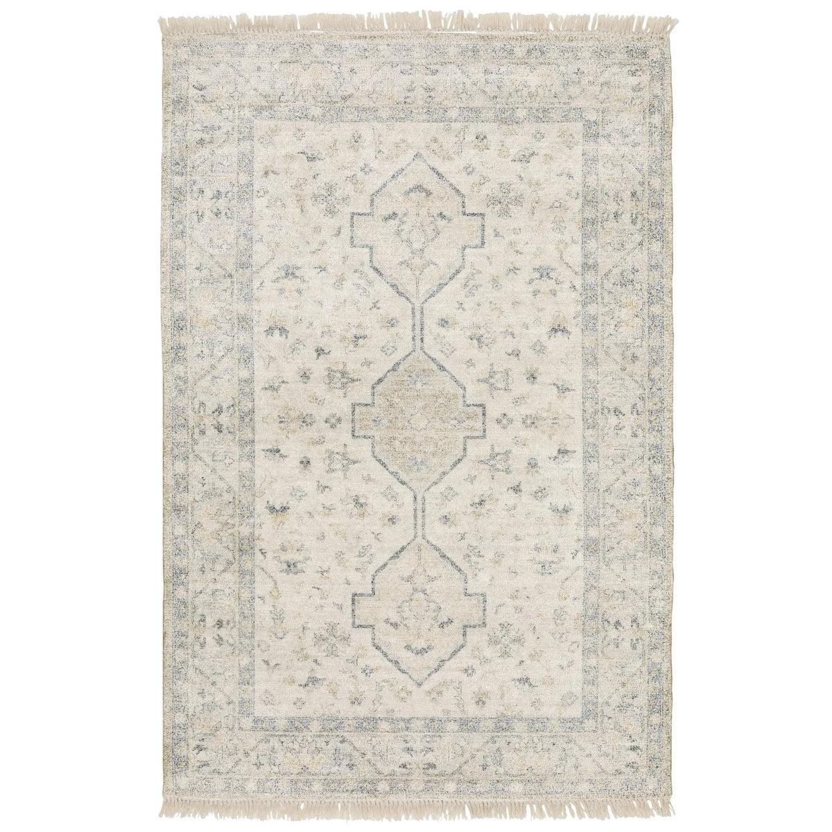 Malabar 45304 Beige/Charcoal Rug - Rug & Home