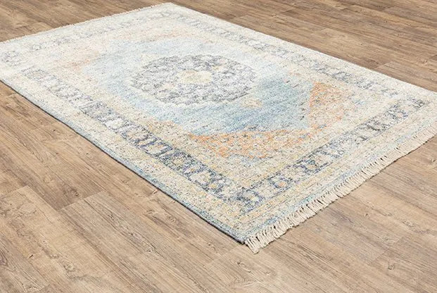 Malabar 45306 Blue/Beige Rug - Rug & Home