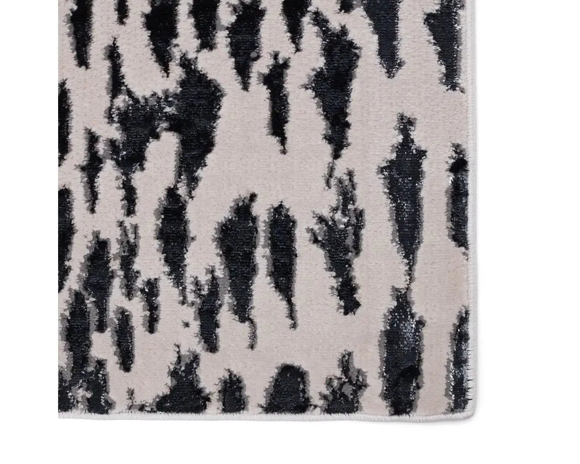 Malilla MLI04 Black/Silver Rug - Rug & Home