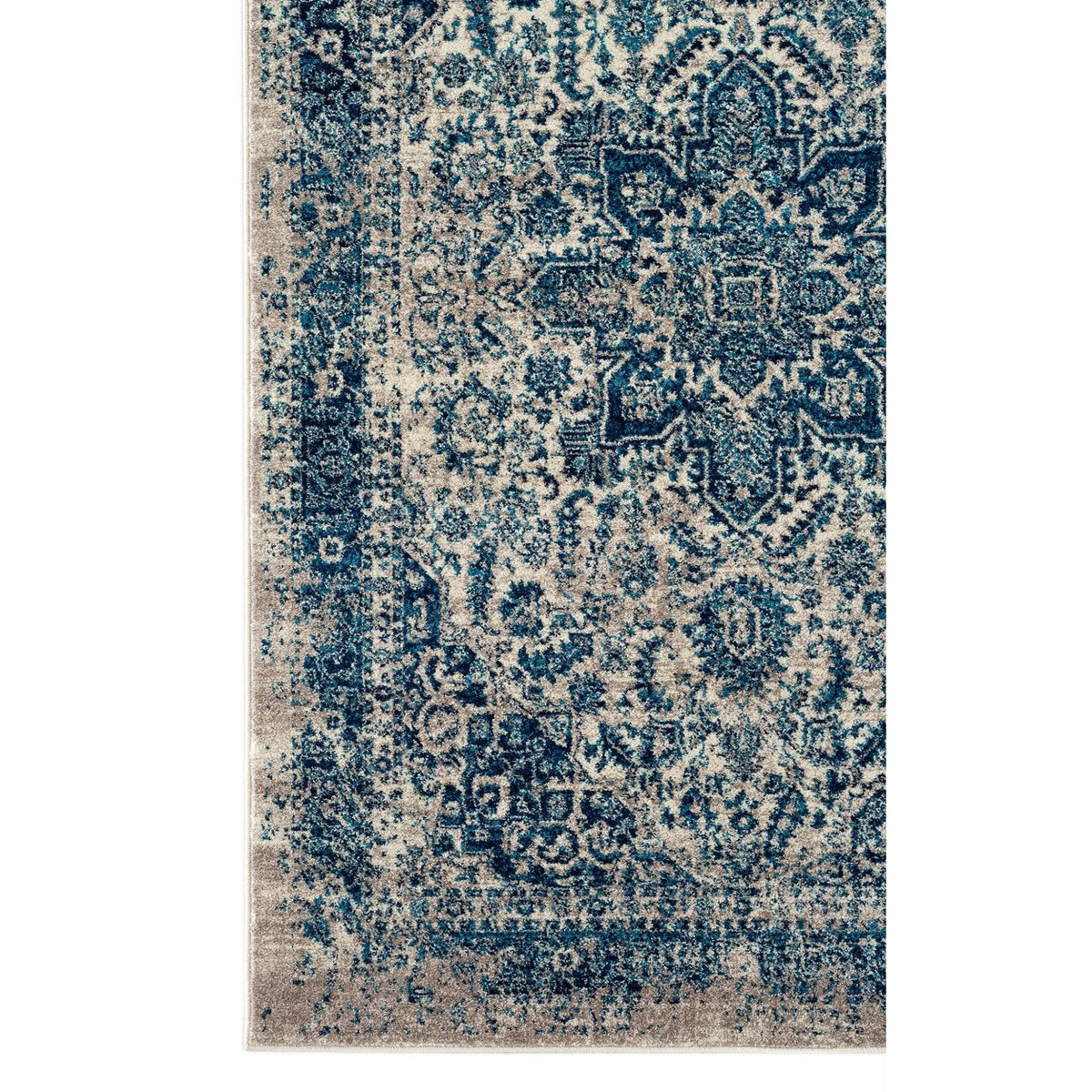 Manhattan MAN-39 Teal/Beige Rug - Rug & Home