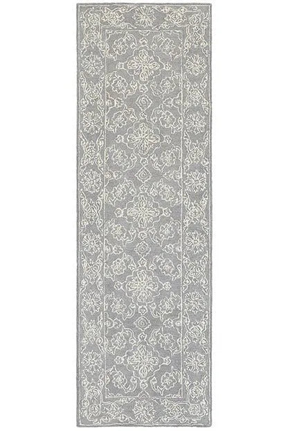 Manor 81208 Grey/ Stone Rug - Rug & Home