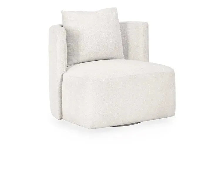 Mara Swivel Accent Chair Ivory - Rug & Home