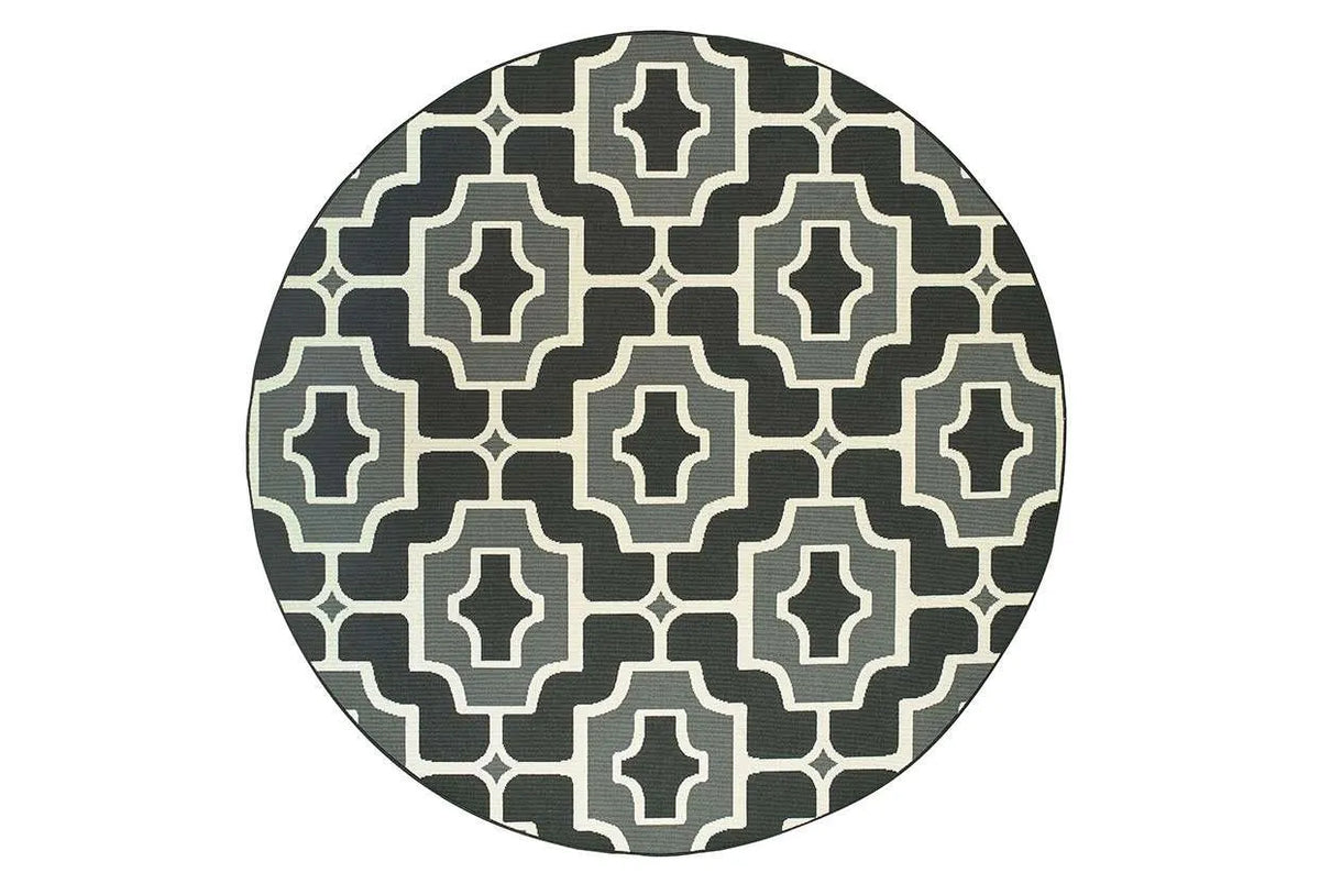 Marina 1491Z Black Grey Rug - Rug & Home