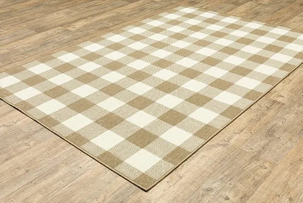 Marina 2598I Tan/Ivory Rug - Rug & Home