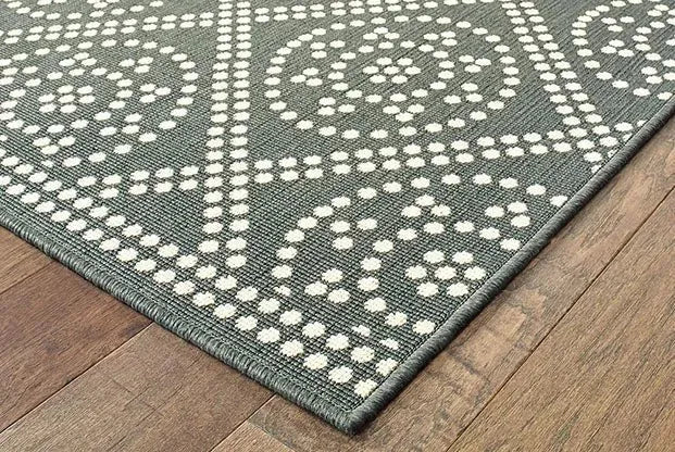 Marina 3969L Grey Ivory Rug