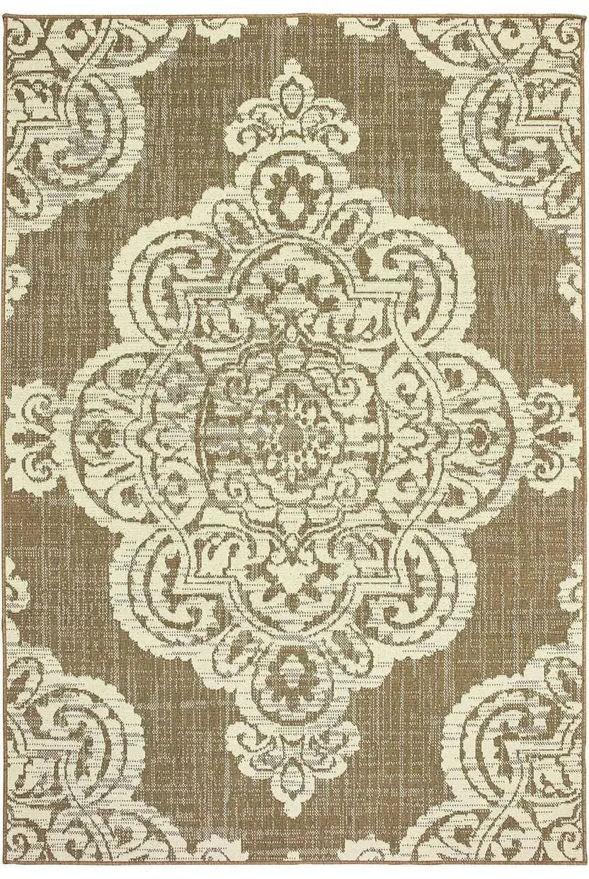 Marina 5929J Tan Ivory Rug