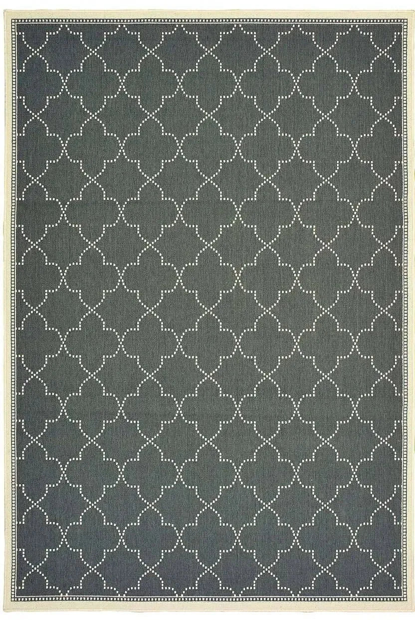 Marina 6025L Grey Ivory Rug