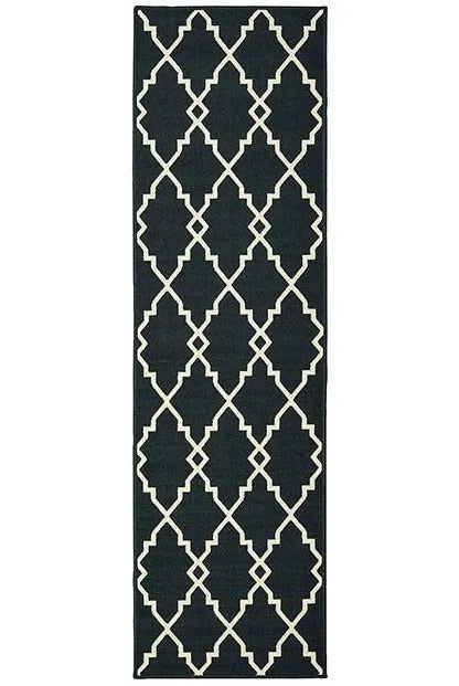 Marina 7763K Black Ivory Rug - Rug & Home