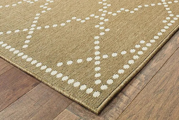 Marina 7765Y Tan Ivory Rug - Rug & Home