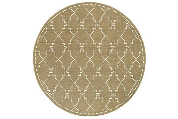 Marina 7765Y Tan Ivory Rug - Rug & Home