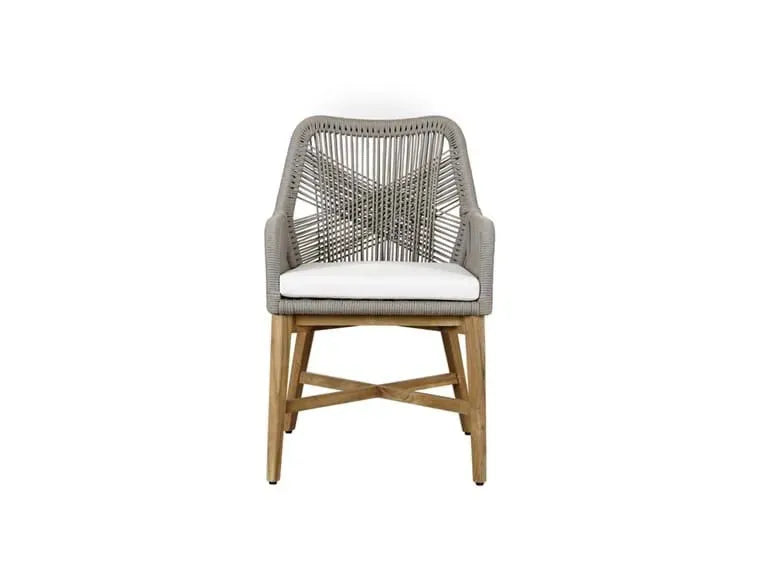 Marley Outdoor Dining Chair Grey