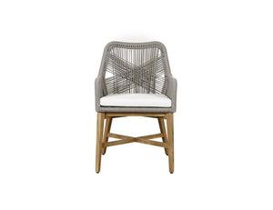 Marley Outdoor Dining Chair Grey - Rug & Home