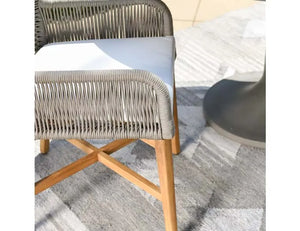 Marley Outdoor Dining Chair Grey - Rug & Home