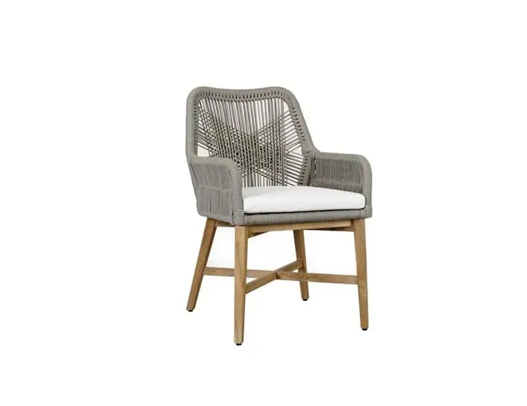 Marley Outdoor Dining Chair Grey