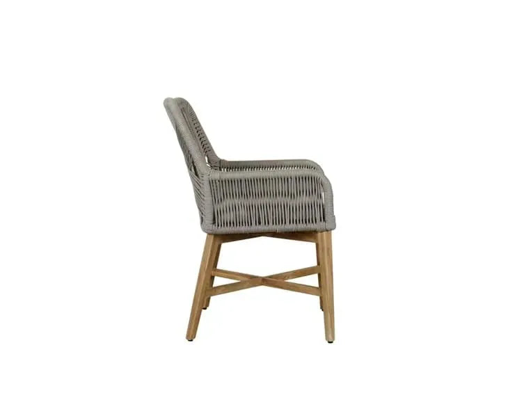 Marley Outdoor Dining Chair Grey
