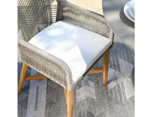 Marley Outdoor Dining Chair Grey - Rug & Home