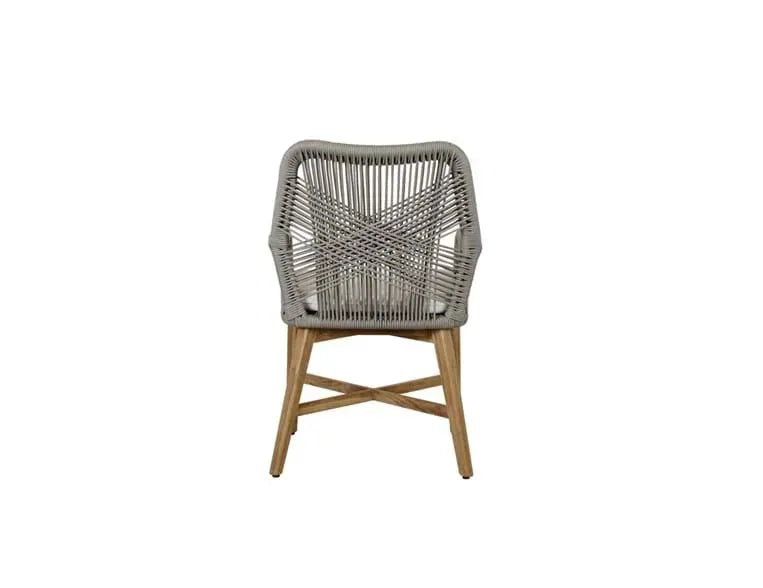 Marley Outdoor Dining Chair Grey