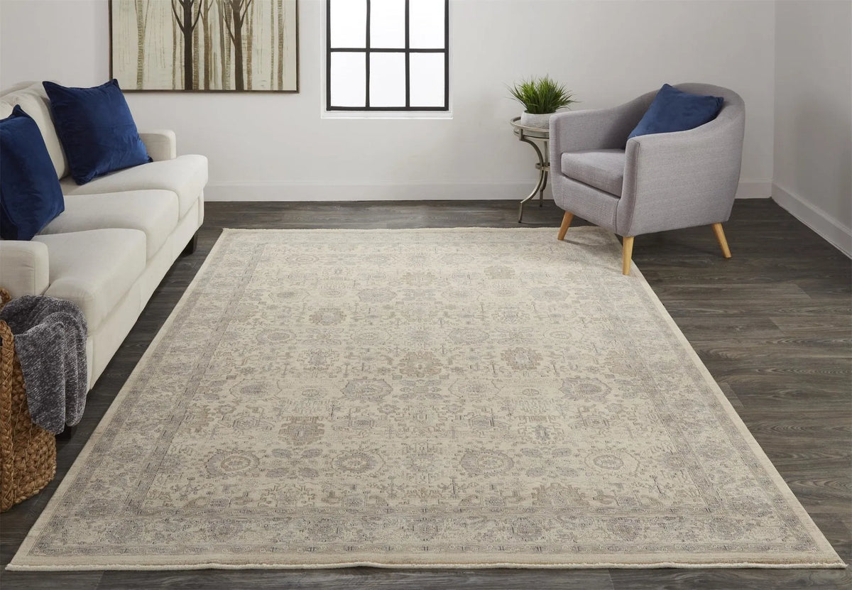 Marquette 3776F Beige/Gray Rug - Rug & Home