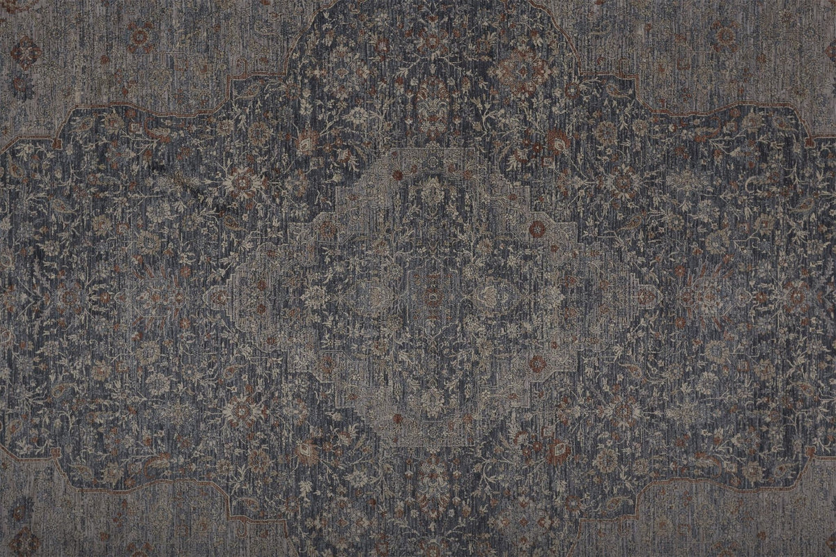 Marquette 3778F Gray/Rust Rug - Rug & Home