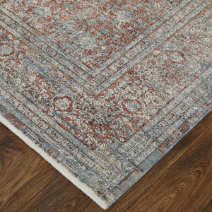 Marquette MRQ39GVF Blue/Red Rug - Rug & Home