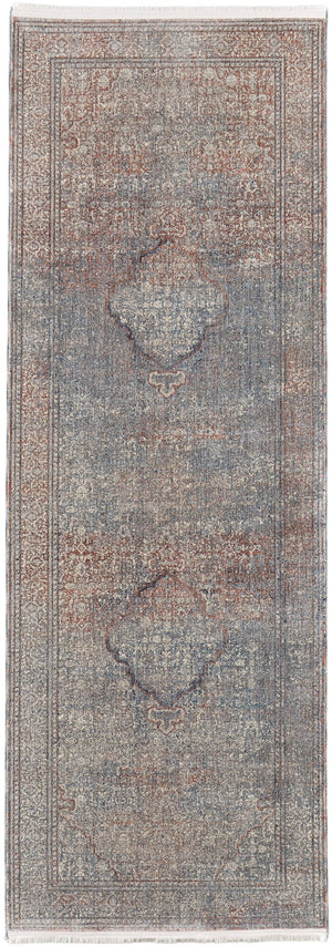 Marquette MRQ39GVF Blue/Red Rug - Rug & Home