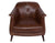 Martel Club Chair Tan/Espresso/Ivory - Rug & Home