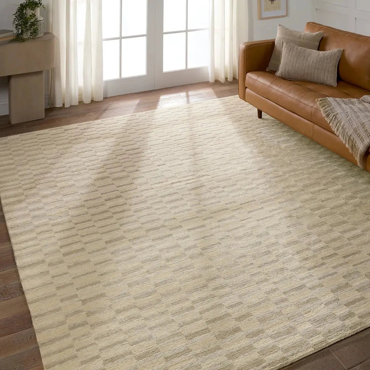 Martel MTL01 Cream/Grey Rug - Rug & Home