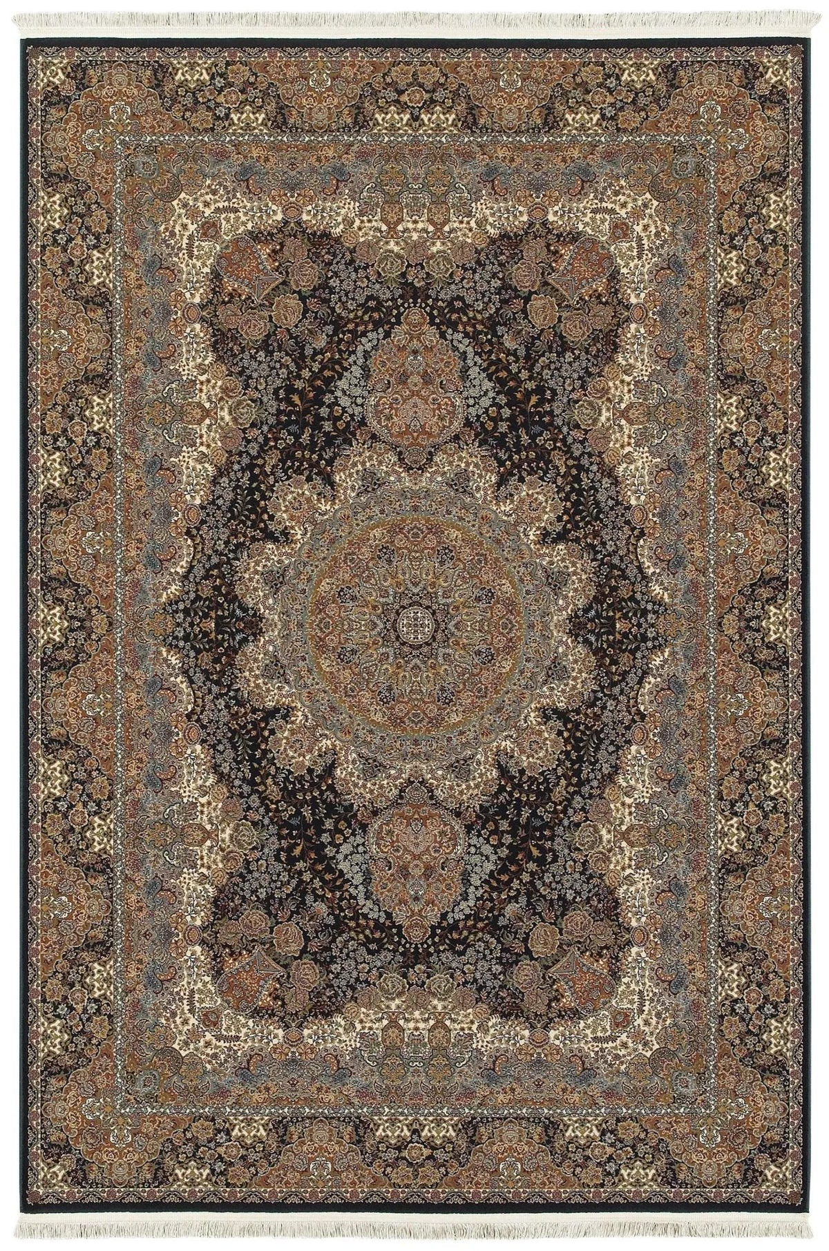 Masterpiece 5501K Black/ Multi Rug - Rug & Home