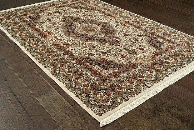 Masterpiece 5560W Ivory/ Multi Rug - Rug & Home