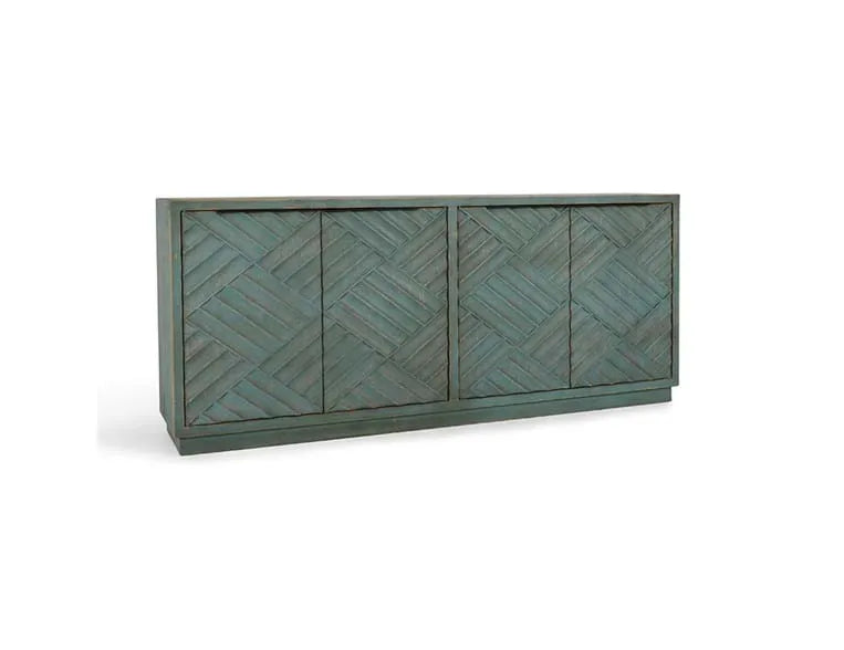 Mateo 4Dr Sideboard Antique Blue - Rug & Home