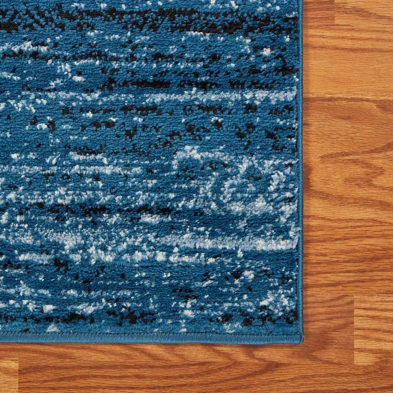 Matrix LR81197 Soft Blue / Black Rug - Rug & Home