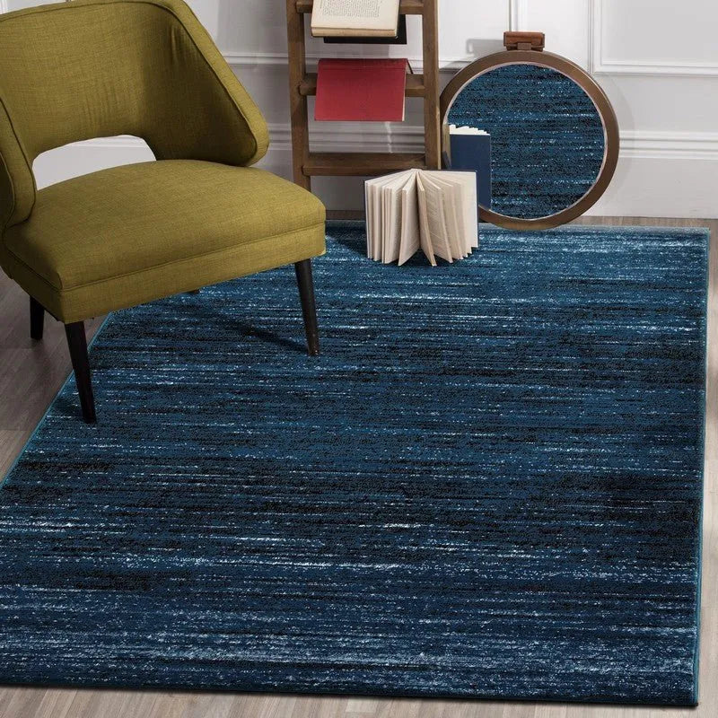 Matrix LR81197 Soft Blue / Black Rug - Rug & Home