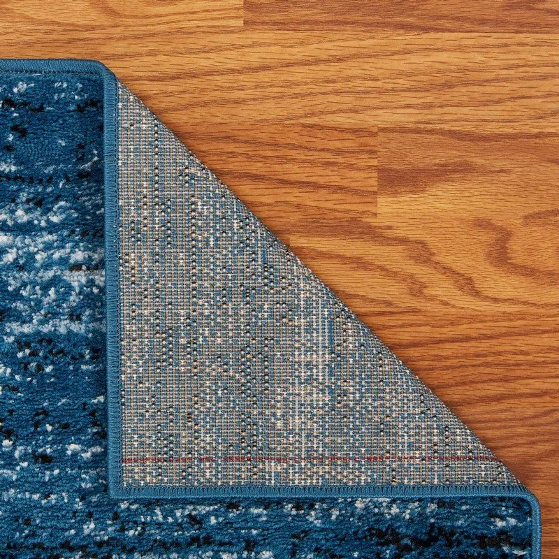 Matrix LR81197 Soft Blue / Black Rug - Rug & Home