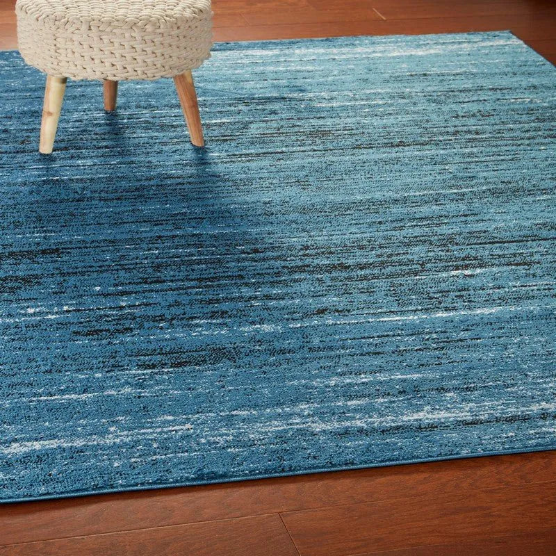 Matrix LR81197 Soft Blue / Black Rug - Rug & Home