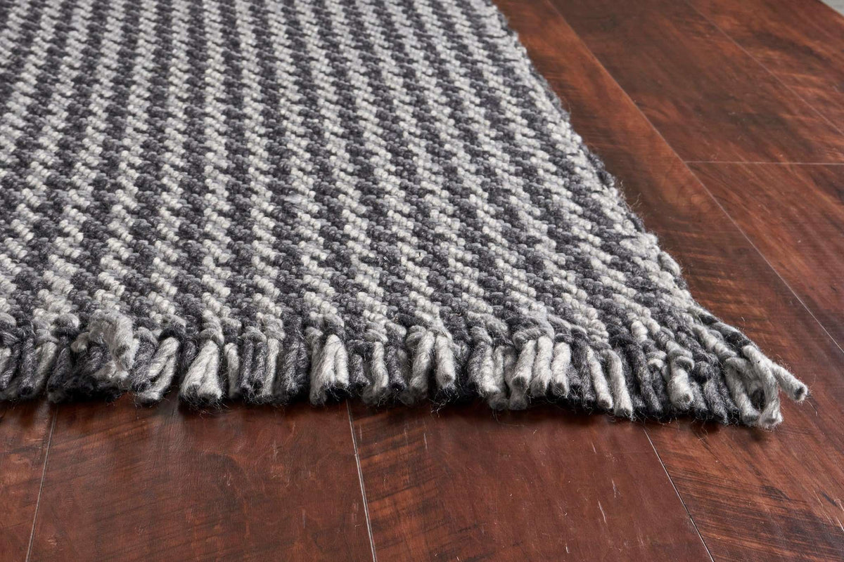 Maui 1341 Houndstooth Grey Rug - Rug & Home