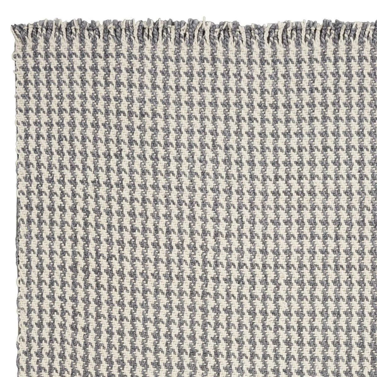 Maui 1342 Houndstooth Ivory Grey Rug