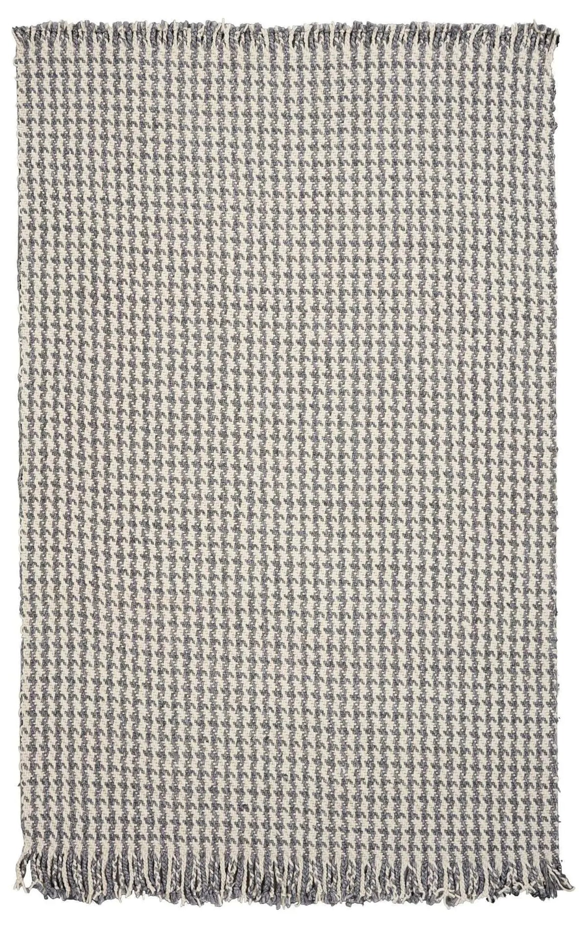 Maui 1342 Houndstooth Ivory Grey Rug